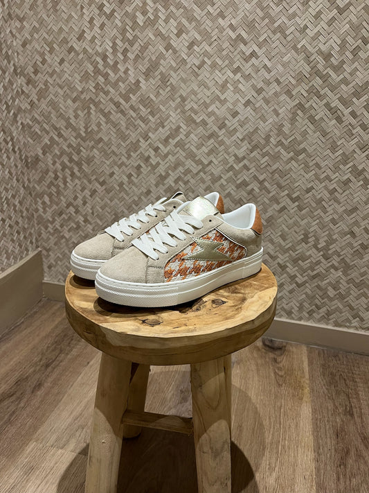 BASKEST ORANGE ET BEIGE