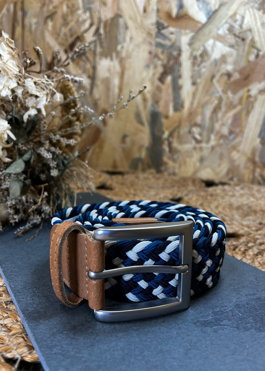 Ceinture Vertical l'accessoire bleu foncé noir blanc 🇫🇷